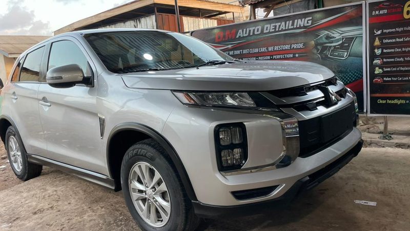 Silver Mitsubishi ASX after exterior wash and polish at DOLAMOTORS AUTO DETAILING